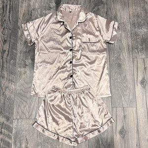 Bridesmaid satin pajama set